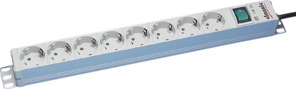 Image du produit Bachmann 19" 1U 8xCEE7/3 1xswitch (8 x, CEE 7/3, 2 m)