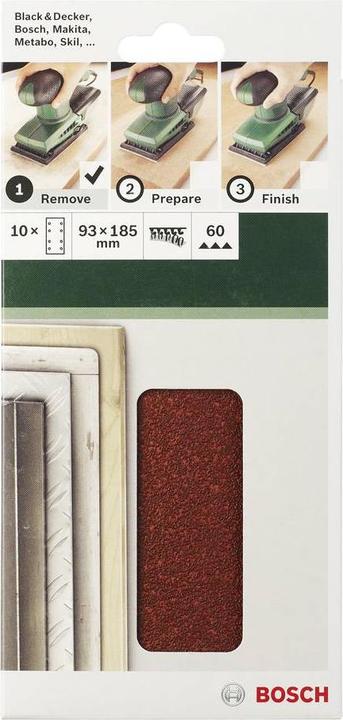 Produktbild Bosch Zubehör Schwingschleifer Schleifblatt-Set K120 (120)