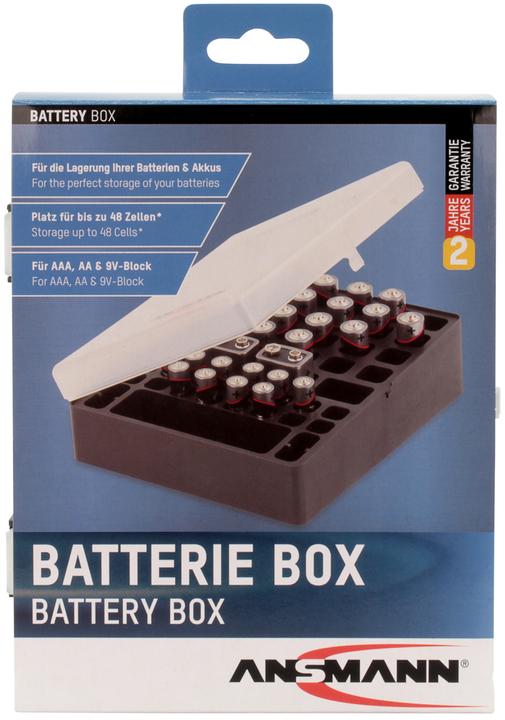 Actual product image Ansmann Battery box for 24x AA, 16x AAA