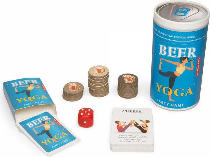 Actual product image Kikkerland Beer Yoga (English)
