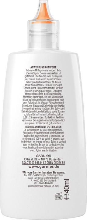 Immagine prodotto Garnier Ambre Solaire Sensitive expert+ Anti-Oxidative Super UV (Crema solare viso, SPF 50+, 40 ml, 150 g)