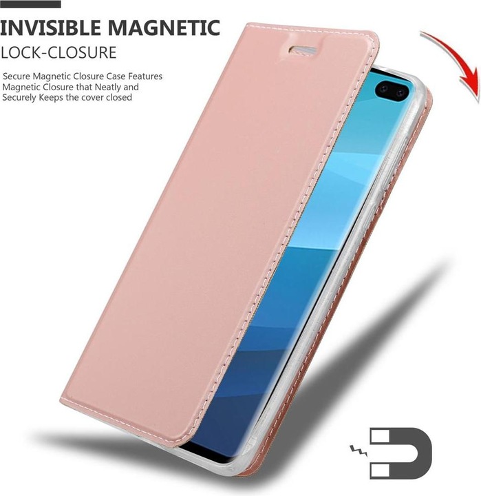 Produktbild Cadorabo Book Classy Style Cover (Samsung Galaxy S10+)