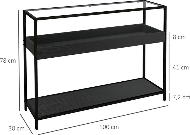 Produktbild Jamb Konsolentisch Regal (100 x 30 x 78 cm)