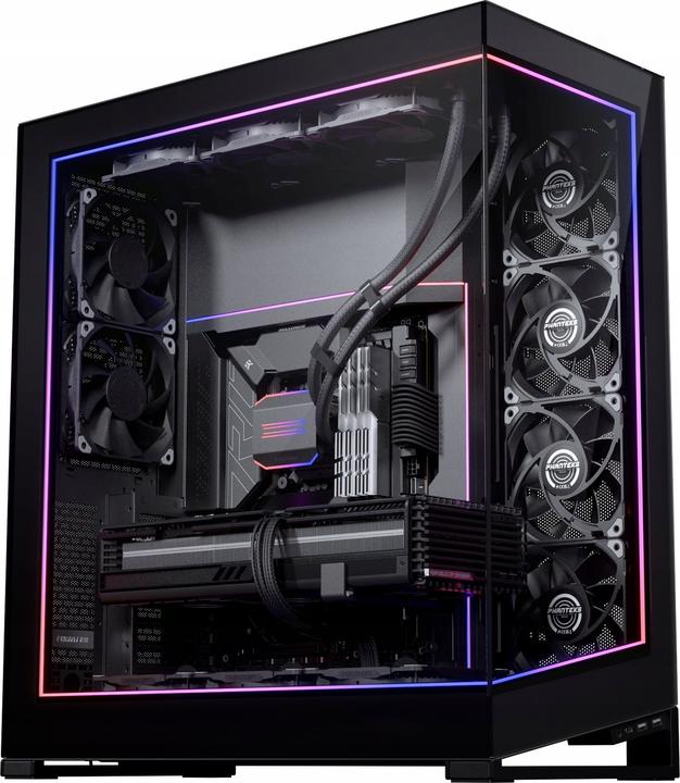 Actual product image Phanteks NV7 Premium DRGB Kit + Power-Hub, 3x for outer frame, 1x mainboard cable cover - black (RGB)