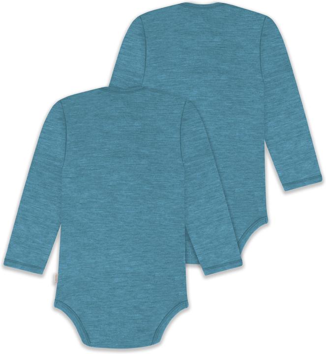 Produktbild Normani 2er Pack Baby Merino Body Langarm „Auckland" - 9377 (56)