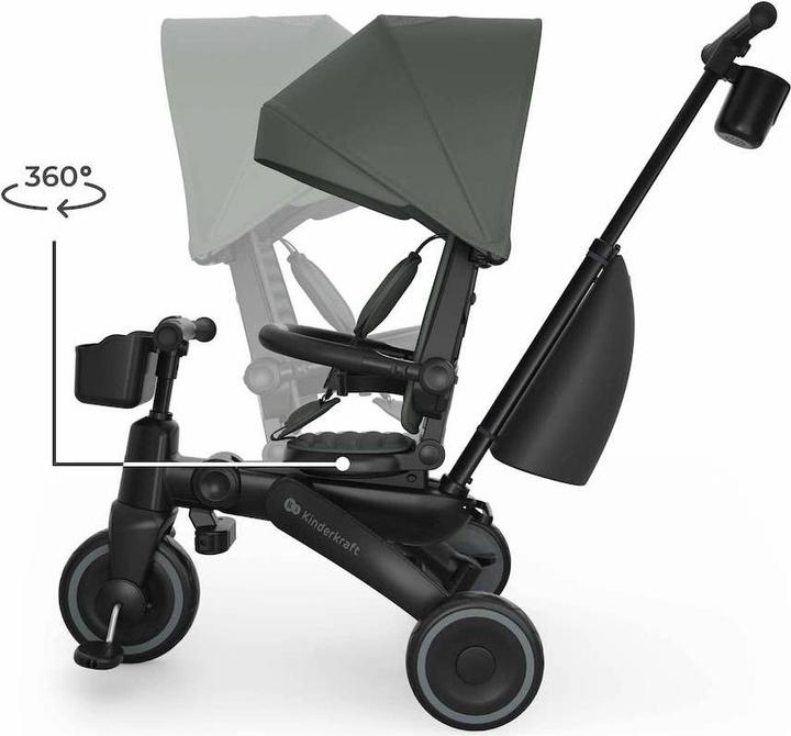 Produktbild KinderKraft Tricycle JAZZ 3 GREEN