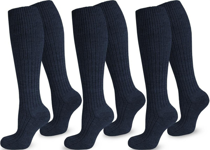 Actual product image Normani 3 pairs of outdoor knee socks ARMY (pack of 3, 47 - 50)