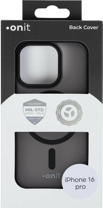 Produktbild Onit Back Cover Armorix iPhone 16 Pro Schwarz matt (Apple iPhone 16 Pro)