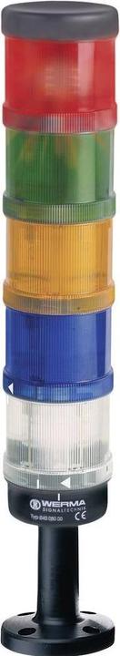 Werma Signaltechnik Signalsulenelement LED 644.310.75 Gelb Blitzlicht 24 V/DC KombiSign 71 (