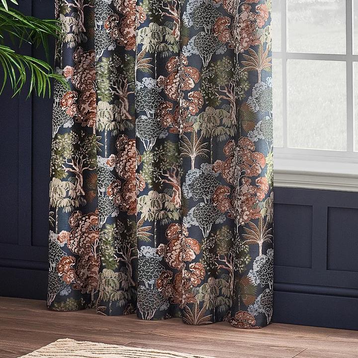 Immagine prodotto Wylder Woodlands Jacquard Floreale Tende con Occhielli (229 x 183 cm)