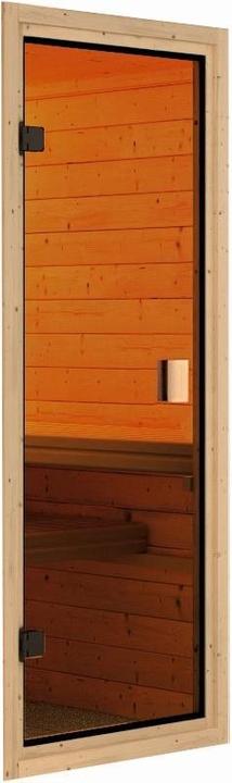 Image du produit Woodfeeling Sauna Faurin accès d'angle (4,5 kW de contrôle interne)