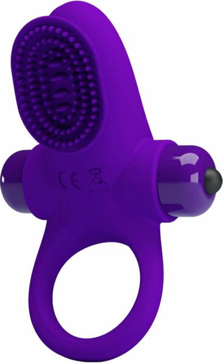 Pretty Love Vibrating penis ring with perineum stimulator (5.60 cm)