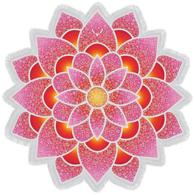 Cover-Discount, Strandtuch, Rundes Strandtuch Lotus (150 cm)