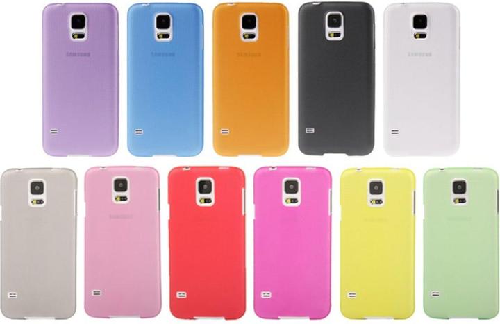 Actual product image König Design Protective Case Ultra Thin 0.3mm for Mobile Samsung Galaxy S5 mini / G800 Purple / Violet (Samsung Galaxy S5 Mini)