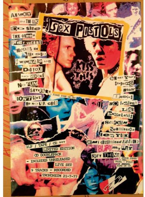 Image du produit Sex Pistols Carte postale de journal (1 pcs)