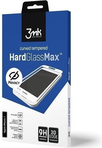 Actual product image 3MK Glass Max Privacy iPhone 6/6S Plus biały/white, FullScreen Glass Privacy (1 Piece, Apple iPhone 6, Apple iPhone 6s)