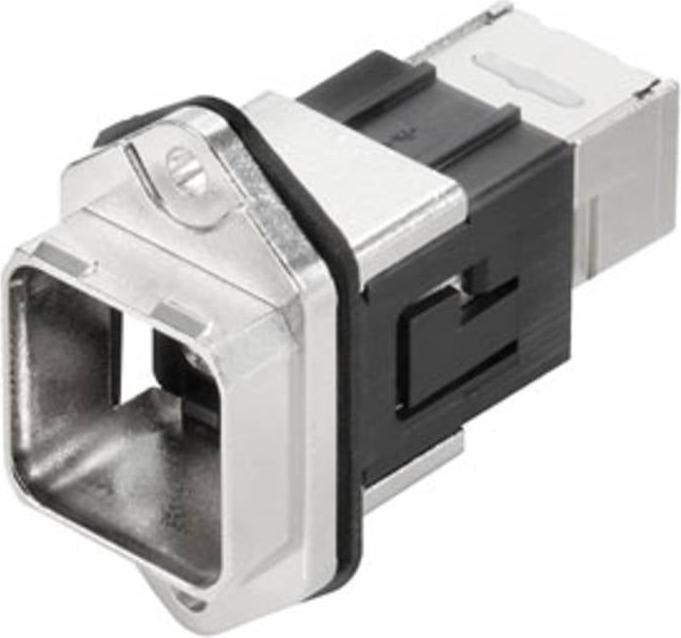 Produktbild Weidmüller PushPull Std flange RJ45 module PROFINET (Netzwerk Kupplung)