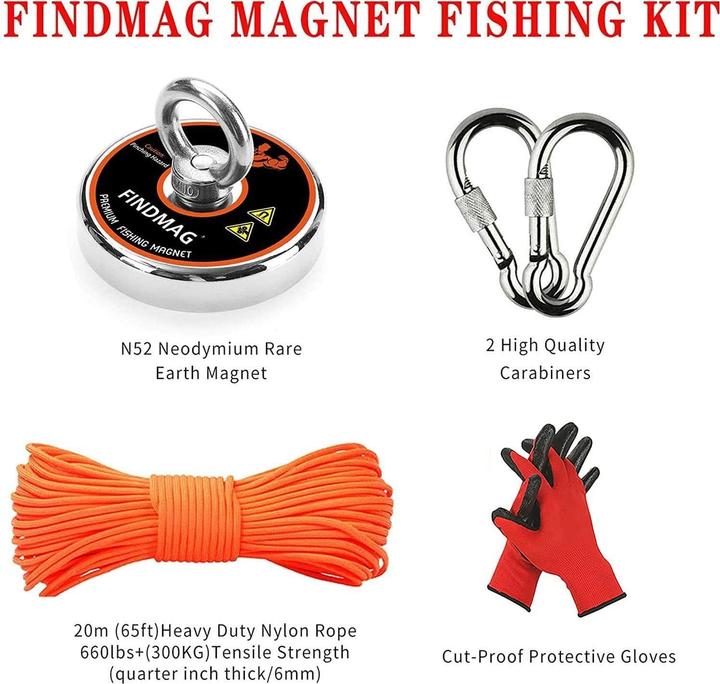 Image du produit Findmag Kit de pêche premium (1 x)