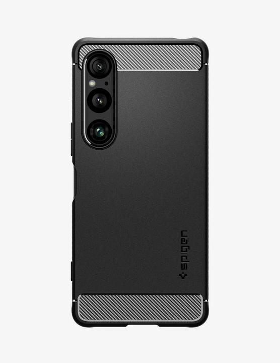 Actual product image Spigen Rugged Armor Xperia 1 VI Case Matte Black (Sony Xperia 1 VI)
