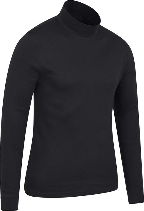 Actual product image Mountain Warehouse Mens Meribel Turtle Neck Base Layer Top (M)