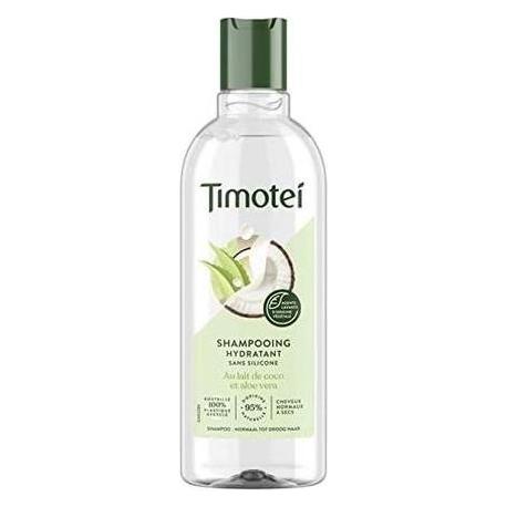 Timotei, Shampoo + Conditioner, Hydrating Shampoo With Coconut Milk And Aloe Vera 300ml (Vloeibare Shampoo, 300 ml)