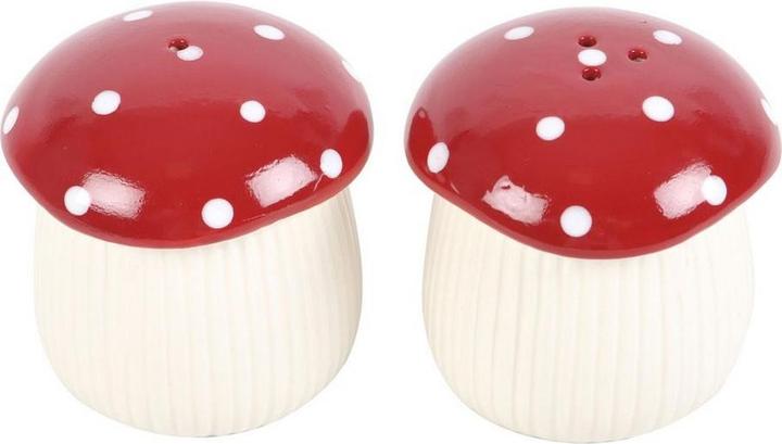 Actual product image Something Different Mushroom Salt and Pepper Shakers (Salt, Pepper)