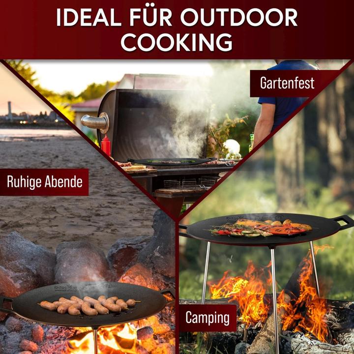 Immagine prodotto Gusskönig Piastra da fuoco in ghisa (45cm)