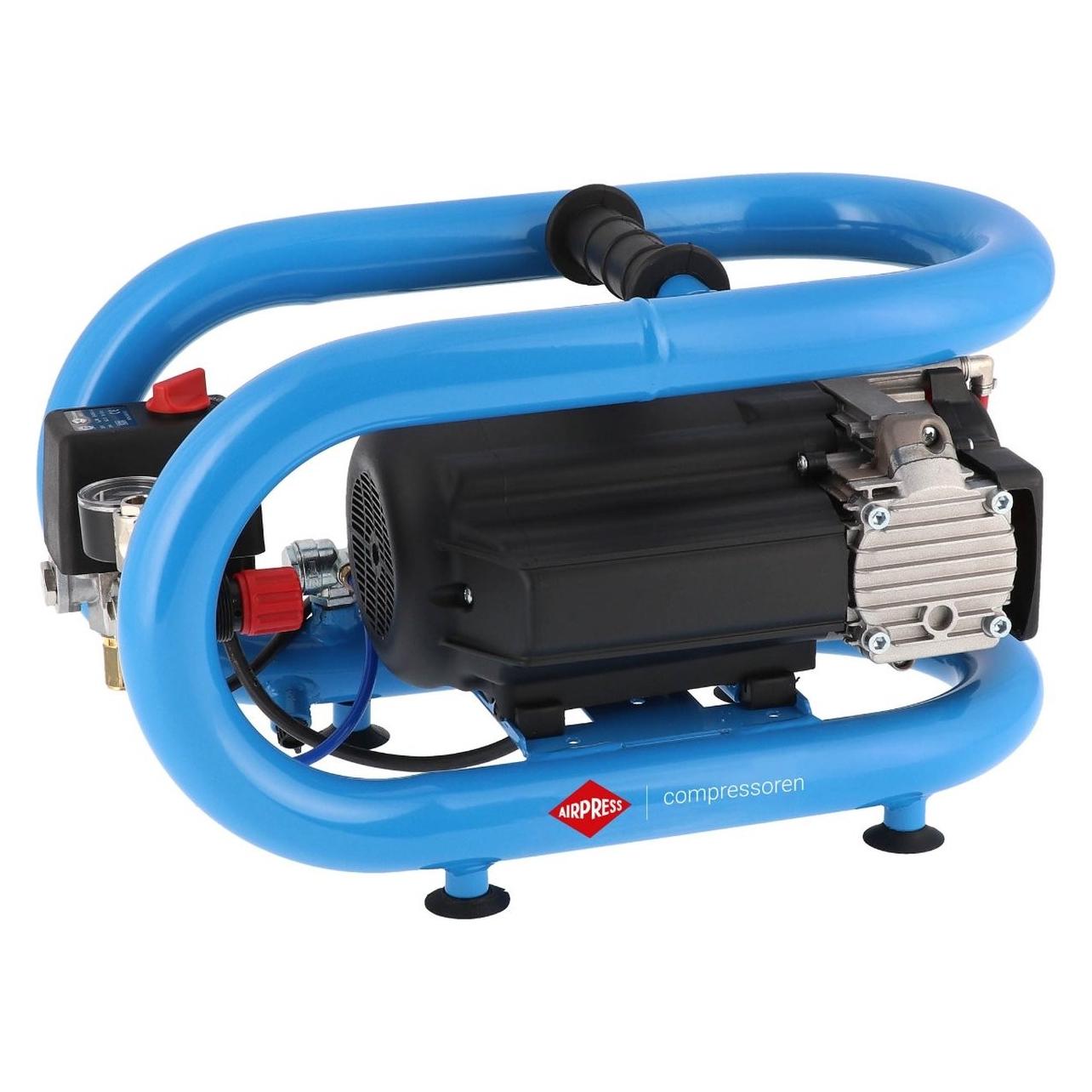 Airpress, Compressor, 36748 Stille Olievrije Compressor Lmo 3-210 8 Bar 0.7 Pk/0.5 Kw 168 L/min 3 L (3 l, 8 bar)