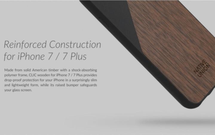 Immagine prodotto Native Union Clic legno V2 (Apple iPhone 7, Apple iPhone 8)