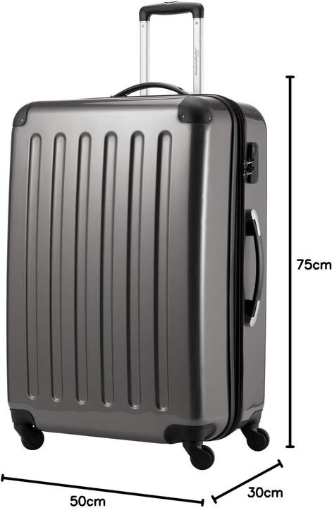 Actual product image Hauptstadtkoffer Case set titanium