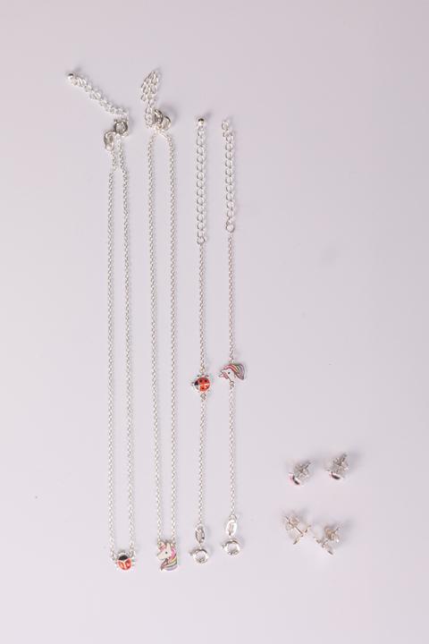 Immagine prodotto Martina Schmuckdesign Magisches Pony Armband (16 cm, Argento sterling (925), Smalto colori dell'arcobaleno)