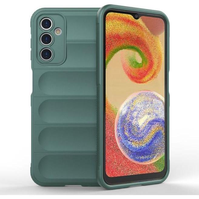 MU Classic Softcase TPU Rugged Series (Samsung Galaxy A14 5G, Samsung Galaxy A14), Smartphone Hülle, Grün