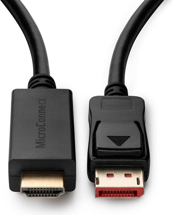 Produktbild MicroConnect Displayport—HDMI (1.50 m, HDMI, 2.0)