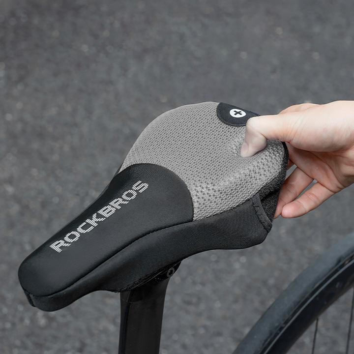 Actual product image Rockbros Cover Bicycle Seat Cushion Size S - Gray