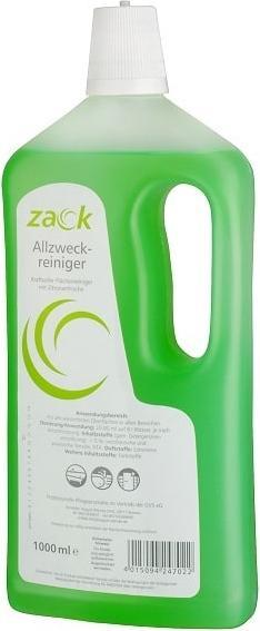 Actual product image Zack All-purpose cleaner Type designation of fragrance: Lemon Contents: 1 l