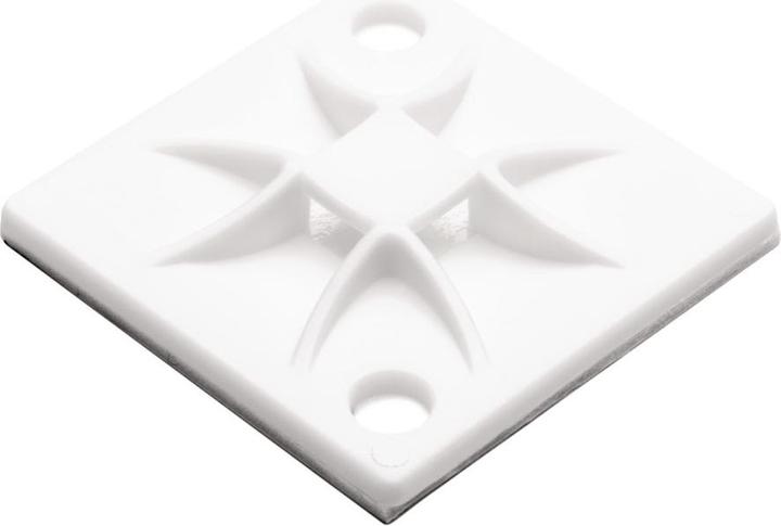 Produktbild HellermannTyton Montagesockel Q-Mount klebend 40x40mm (Klettkabelbinder, 40 mm, 50 Stk.)