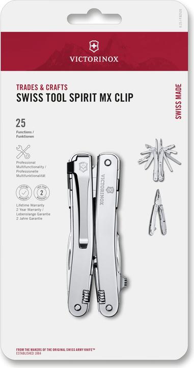 Immagine prodotto Victorinox Swiss Tool Spirit MX Clip (25 Funzioni)