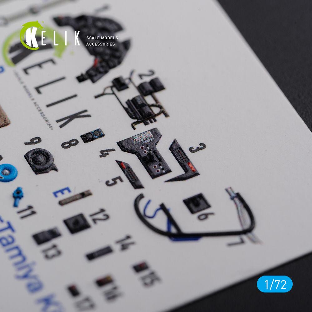 Kelik BF109 G-6 interior 3D decals for Tamiya kit
