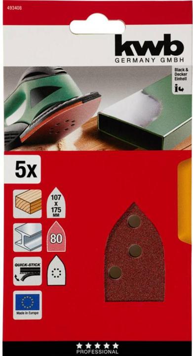 Produktbild kwb Multi Sch.Haftscheiben/K80 /5Stück (80)