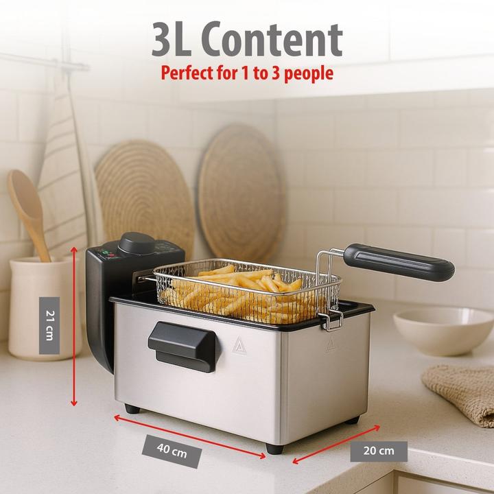 Image du produit alpina Friteuse profonde 3L 2000W