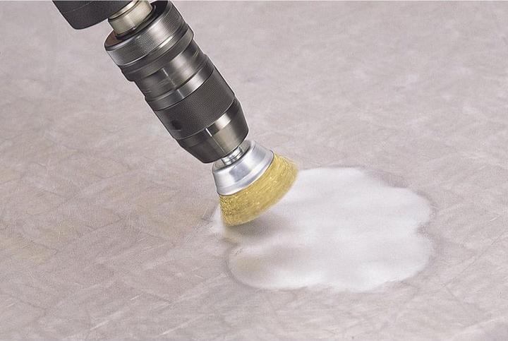 Produktbild wolfcraft 1 Messingdraht-Topfbürste S=6-kt. ø50mm