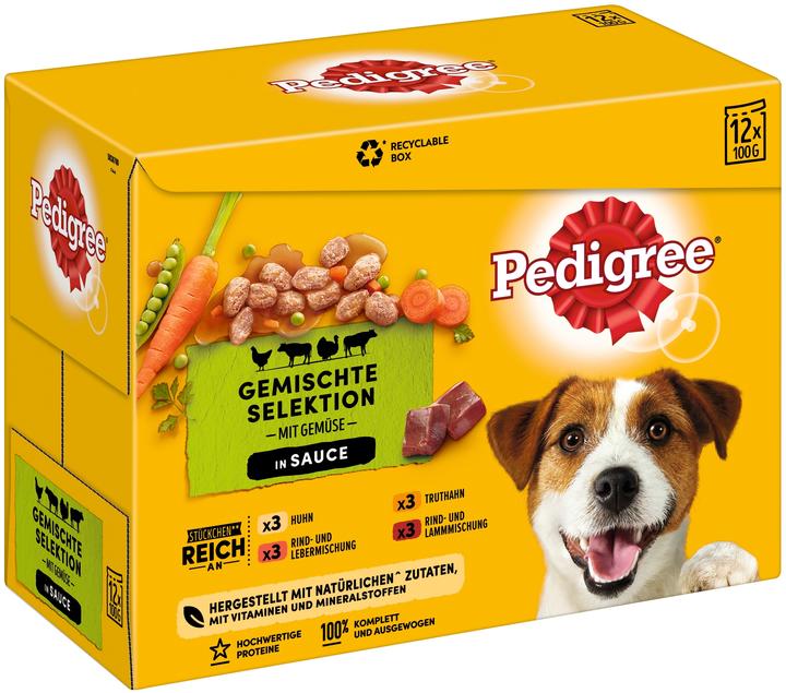 Produktbild Pedigree Mp Gem. Selection (12 Stk., 1200 g)
