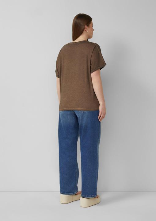 Produktbild s.Oliver Gewaschenes Oversize-Shirt mit Frontprint (50)