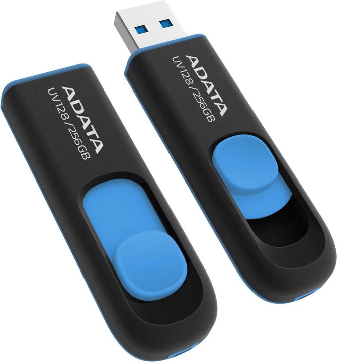 Produktbild Adata UV128 - USB-Flash-Laufwerk - 256 GB - USB 3.2 Gen 1 (256 GB, USB-A)