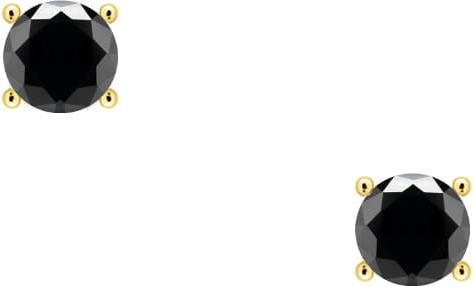 Immagine prodotto Candy Orecchini Noir, argento 925, placcati in oro (Placcato oro 18k, Argento 925)