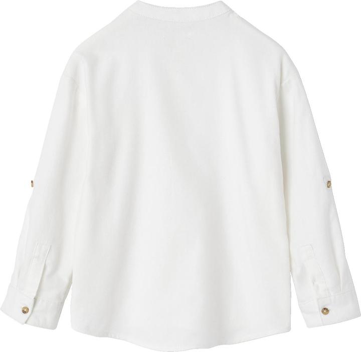 Actual product image Vertbaudet Boys' flannel shirt with stand-up collar (110)