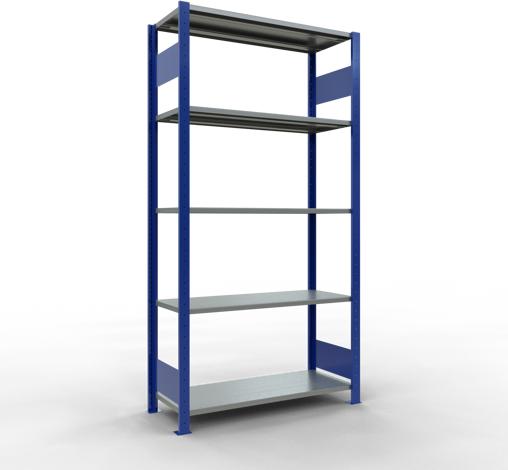 Immagine prodotto Schulte Lagertechnik Sistema di scaffalature di base senza viti MULTIplus150 con ripiani di lunghezza