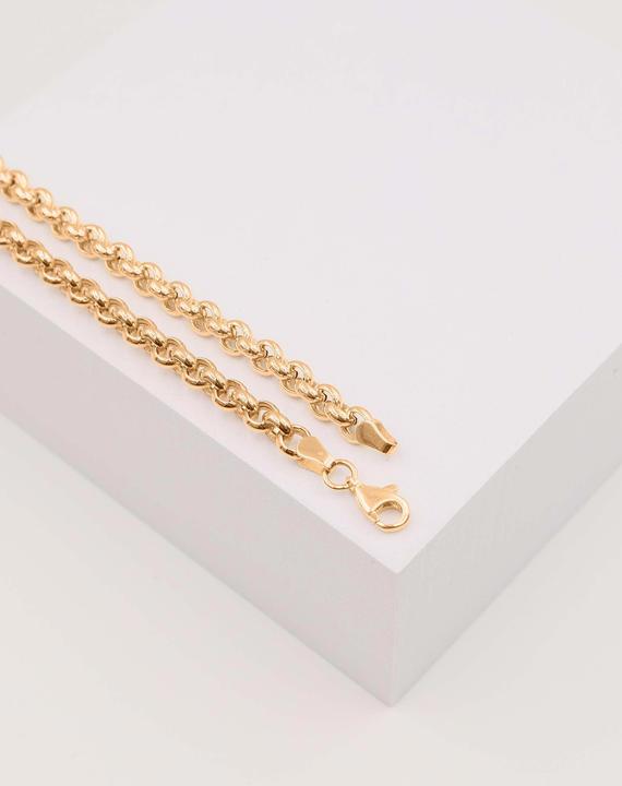 Immagine prodotto Muau Collana Erbs oro rosso 750, 5mm, 45cm (Oro rosa 750/18 carati, 45 cm)