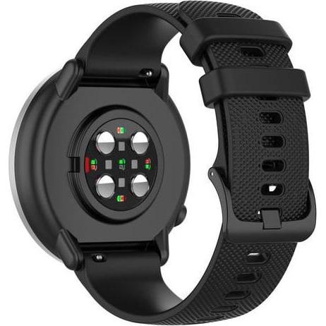 Thumbnail - Strap-it Silikonarmband (22 mm, Silikon), Uhrenarmband, Schwarz