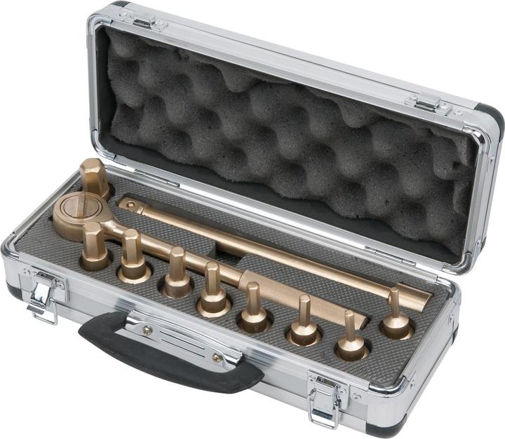 Actual product image KS Tools BRONZEplus bit socket set 1/2", 11 parts, inner hexagonal